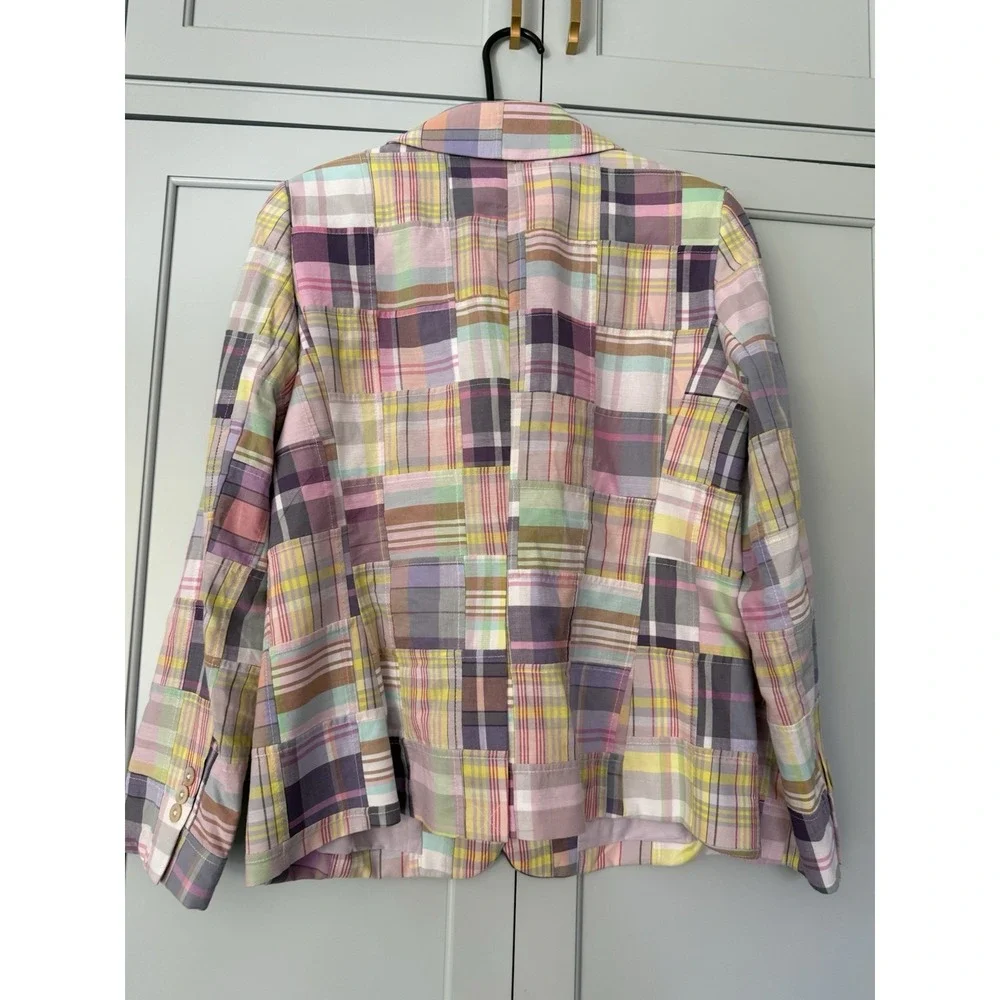 Brooks Brothers Plaid Pastel Blazer Jacket 12 NWT Derby Heritage Polo Easter - Picture 5 of 8